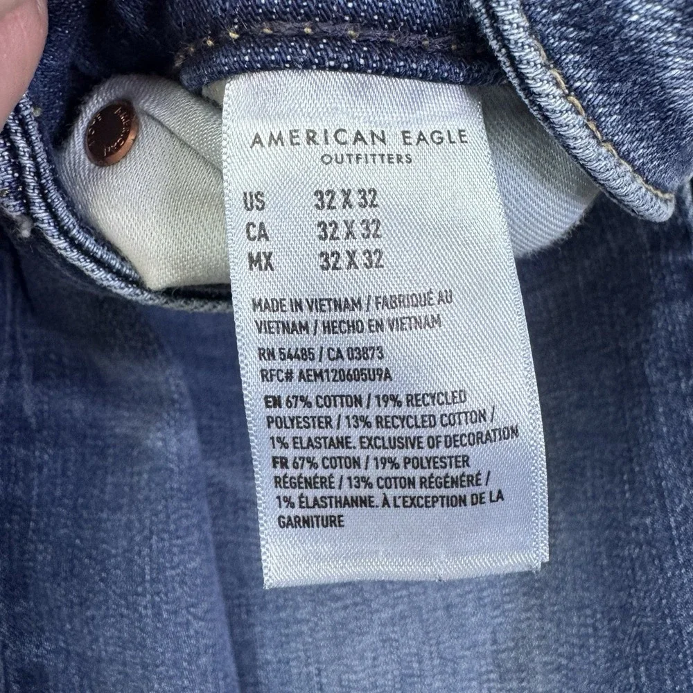 American Eagle Original Bootcut Jeans Men's Size 32x30 Blue Denim Medium Wash